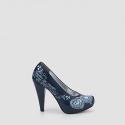 Sapato Flor de Lis (Azul)