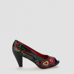 Sapato Dália (preto multicolor)