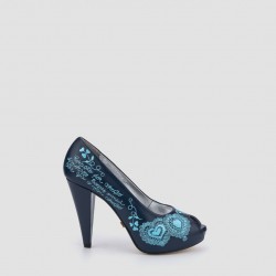 Sapato Flor de Laranjeira (Azul)